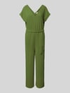 Jake*s Casual Jumpsuit mit Bindegürtel Grass