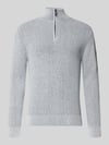 Tom Tailor Regular fit SCHIPPERSTRUI van katoenmix Offwhite gemêleerd