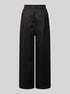 Max Mara Studio regular fit culotte in verkorte lengte model 'TARTUFO' Zwart