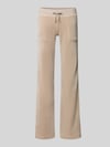 Juicy Couture Joggingbroek van katoenmix model 'LAYLA' Taupe