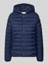 Cars Jeans Gewatteerde jas met capuchon model 'THELMA' Donkerblauw