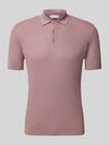 Antony Morato Slim Fit Poloshirt aus Viskose-Mix Hellrosa