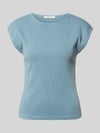 Tom Tailor Denim krój regular fit t-shirt z mieszanki bawełny Jasnoniebieski