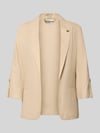ONLY relaxed fit blazer van mix van viscose en linnen model 'GOA' Zand