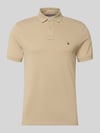 Tommy Hilfiger Koszulka polo o kroju regular fit z mieszanki bawełny Beżowy