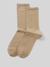 BOSS Socken mit Label-Print im 2er-Pack Sand