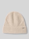 Tom Tailor Beanie mit Baumwoll-Anteil Beige