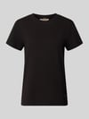 MOS MOSH Regular Fit T-Shirt mit Label-Emblem Modell 'Dala' Black