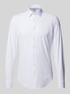 Jake*s Koszula biznesowa o kroju slim fit z jednolitą fakturą Biały