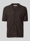 ONLY & SONS Regular fit vrijetijdsoverhemd met resortkraag, model 'KEN LIFE' Zwart