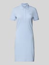 Lacoste Slim Fit Polokleid aus Baumwoll-Mix Modell 'LIONNE' Hellblau