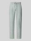 MCNEAL Regular Fit Leinenhose aus reinem Leinen Grass