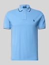 Polo Ralph Lauren Slim Fit Poloshirt aus reiner Baumwolle Bleu