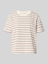 Selected Boxy fit T-shirt van pure Katoen Model 'ESSENTIAL' Bordeaux