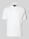 Emporio Armani Poloshirt mit kurzer Knopfleiste Offwhite