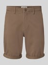JACK & JONES regular fit short met steekzakken model 'BOWIE' Taupe