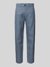 Selected Slim Fit Leinenhose aus Baumwoll-Leinen-Mix Modell 'MILES' Jeansblau