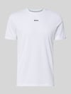 BOSS Green Slim Fit Sport-T-Shirt mit Label-Print Modell 'TS_Active' Weiss