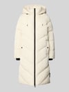 s.Oliver RED LABEL Gerader Steppmantel mit Kapuze Offwhite