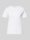 Jake*s Casual T-Shirt mit Rundhalsausschnitt Weiss