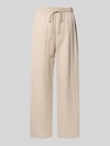 ONLY Loose Fit Weite Hose aus Viskose-Mix Modell 'JANY' Beige