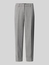 CAMBIO Regular fit smalle broek met viscose-katoen-aandeel model 'KRYSTAL' Lichtgrijs