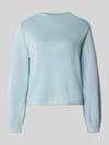 OPUS Loose fit sweatshirt van viscosemix model 'Gisinna' Lichtblauw