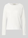 Smith and Soul Longsleeve mit Rundhalsausschnitt Offwhite