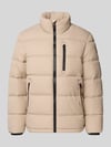 Tom Tailor Regular Fit Steppjacke mit Stehkragen Kitt