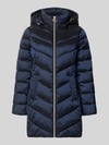 MICHAEL Michael Kors Gewatteerde mantel met capuchon en zakken met ritssluiting Marineblauw