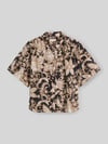 Marc O'Polo Loose Fit Bluse aus reiner Baumwolle Metallic Black