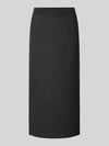 Soyaconcept Midirock mit Seitenschlitzen Modell 'Delia' Black