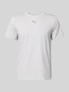 PUMA Performance regular fit T-shirt met ronde hals Lichtgrijs gemêleerd