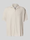 JACK & JONES Relaxed Fit Freizeithemd aus Viskose-Leinen-Mix Modell 'WAYNE' Offwhite