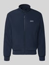 JACK & JONES Regular Fit Bomberjacke mit Logo Modell 'BROOKLYN' Dunkelblau