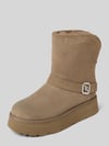 GUESS Boots mit Label-Details Modell 'DOLSAY' Oliv