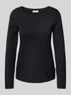 Marc O'Polo Longsleeve aus Baumwolle mit Logo-Detail Black