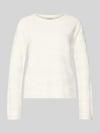 Tom Tailor Regular Fit Pullover aus reiner Baumwolle Weiss