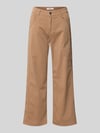 Brax broek met rechte pijpen van katoenmix model 'MAINE S' Camel