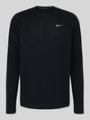 Nike Training Regular Fit sportshirt met lange mouwen met logodetail Zwart