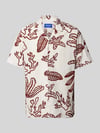 JACK & JONES Regular fit vrijetijdsoverhemd met resortkraag, model 'LUKE' Offwhite
