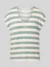 ONLY Regular Fit T-Shirt aus Viskose-Mix Modell 'LIRA' Schilf