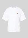 Carhartt Work In Progress T-Shirt mit Label-Stitching Weiss