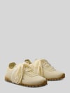 CK Calvin Klein Sneaker aus Veloursleder mit zwei Schnürsenkeln Beige