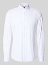 BOSS Slim Fit Businesshemd aus atmungsaktivem Material Modell 'P-HANK-SPREAD' Weiss