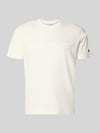 Champion T-Shirt mit Label-Stitching mit Rundhalsausschnitt Offwhite