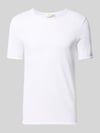 American Vintage Slim Fit T-Shirt mit Rundhalsausschnitt Modell 'Sonoma' Weiss