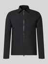 SCANDINAVIAN EDITION Regular Fit Jacke mit Umlegekragen Modell 'Motion' BLACK