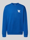 Wood Wood Sweatshirt mit Logo-Badge Modell 'Noel' Royal