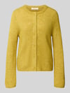 Selected Relaxed Fit Strickjacke aus Woll-Mix mit Alpaka-Anteil Modell 'LULU' Hellgruen